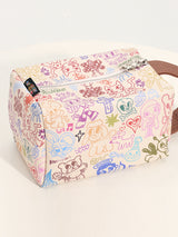 Graffiti Canvas Box Pouch