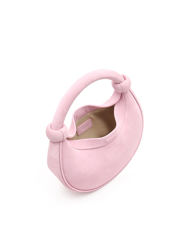 Blush Crescent Shoulder Crossbody Tote