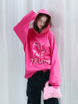 Pink Boxy Hoodie