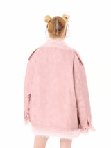Pink Faux Fur Jacket