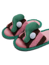 Fluffy Pink Indoor Slippers