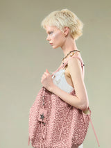 Pink Leopard Tote Bag