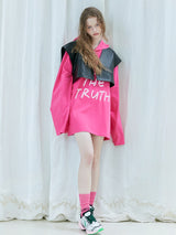 Pink Boxy Hoodie
