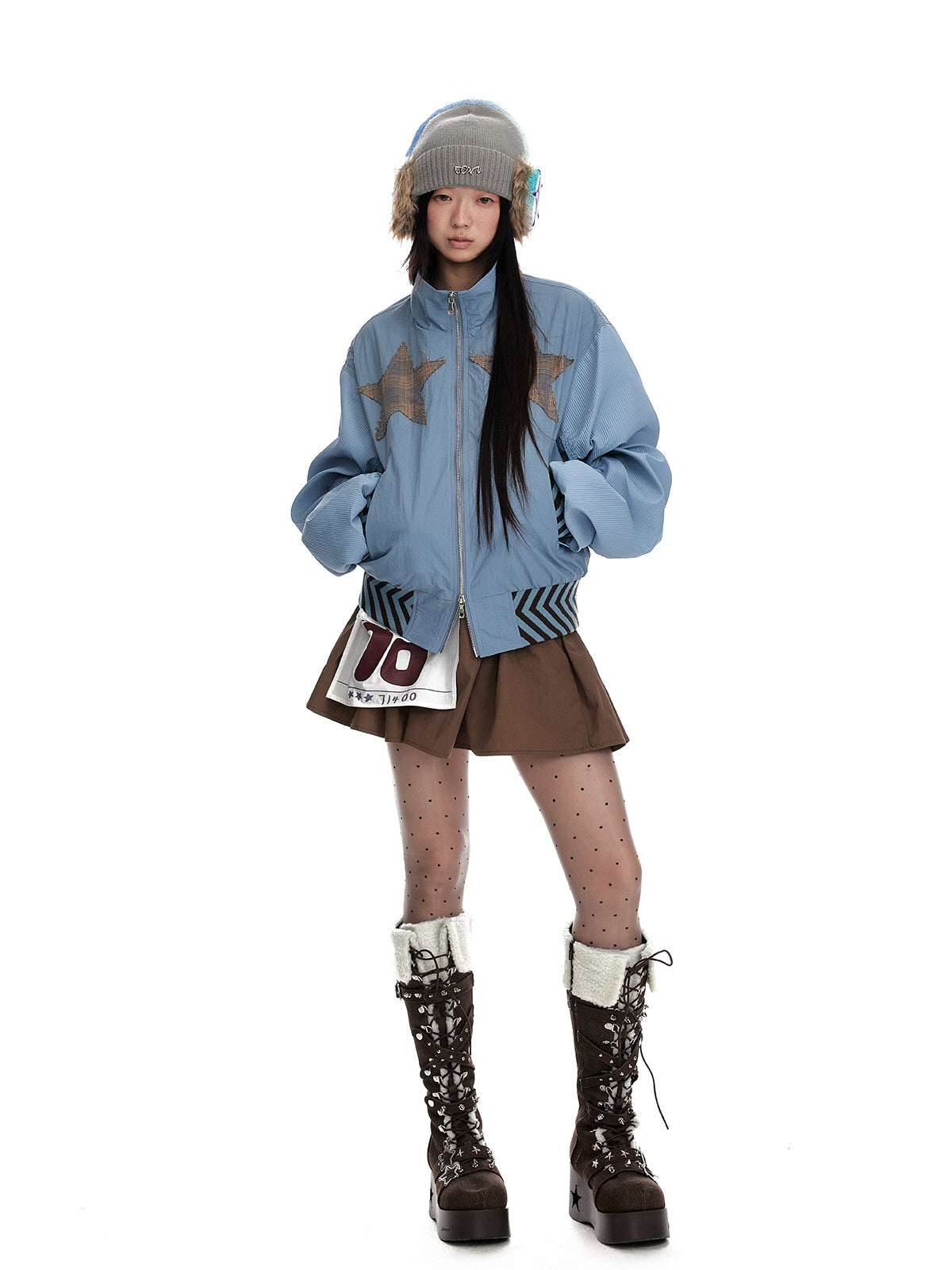 Star Patch Mix-Match Jacket
