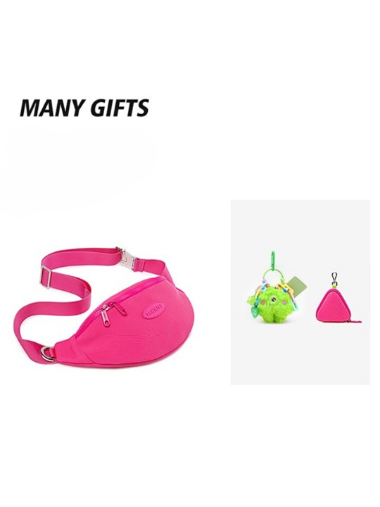 Energetic Pink Crossbody Bag