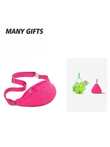 Energetic Pink Crossbody Bag