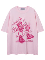 Pink Graffiti Graphic Tee