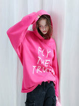Pink Boxy Hoodie