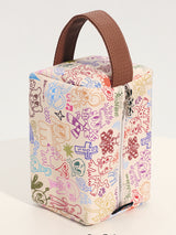 Graffiti Canvas Box Pouch