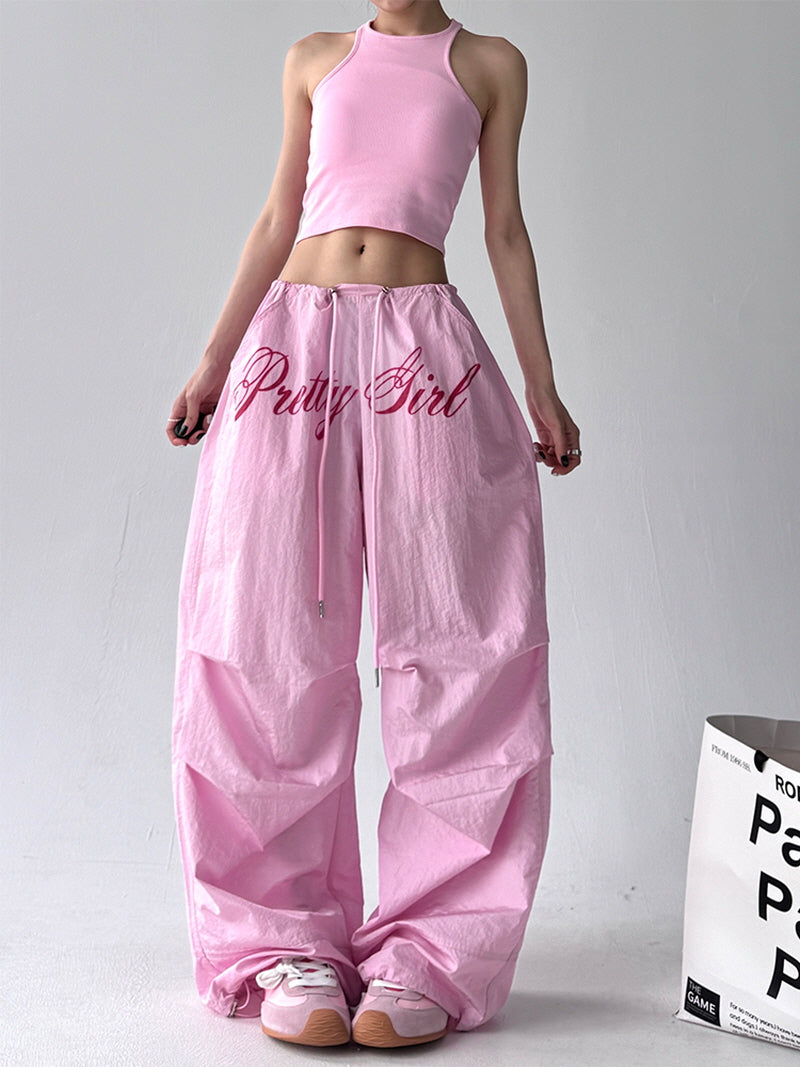 Pretty Girl Parachute Pants