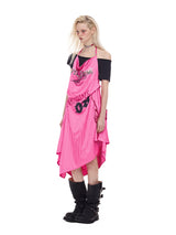 Pink Drape Long Dress