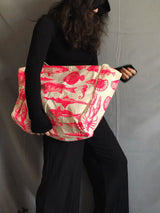 Neon Fish Pattern Tote Bag