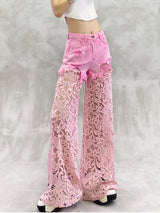 Lace Wide Pants