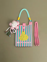 Peary Cute Striped Phone Bag