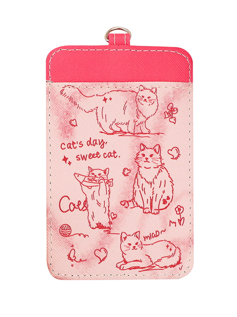 Cute Pink Card Holder