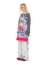 Gradient Apron Skirt