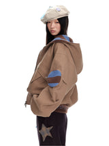 Two-Tone Sailor Collar Blouson