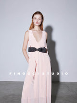 Pleated Maxi Dress