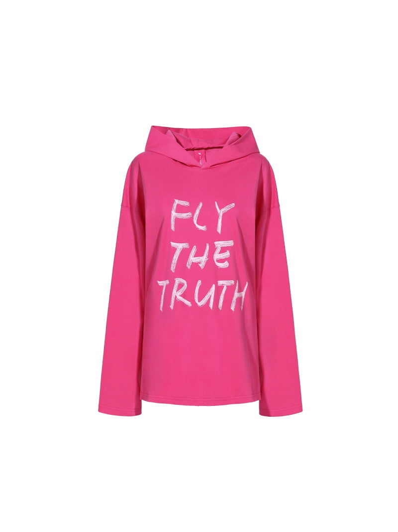 Pink Boxy Hoodie