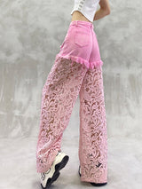 Lace Wide Pants