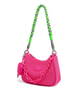 Pink Convertible Shoulder Bag
