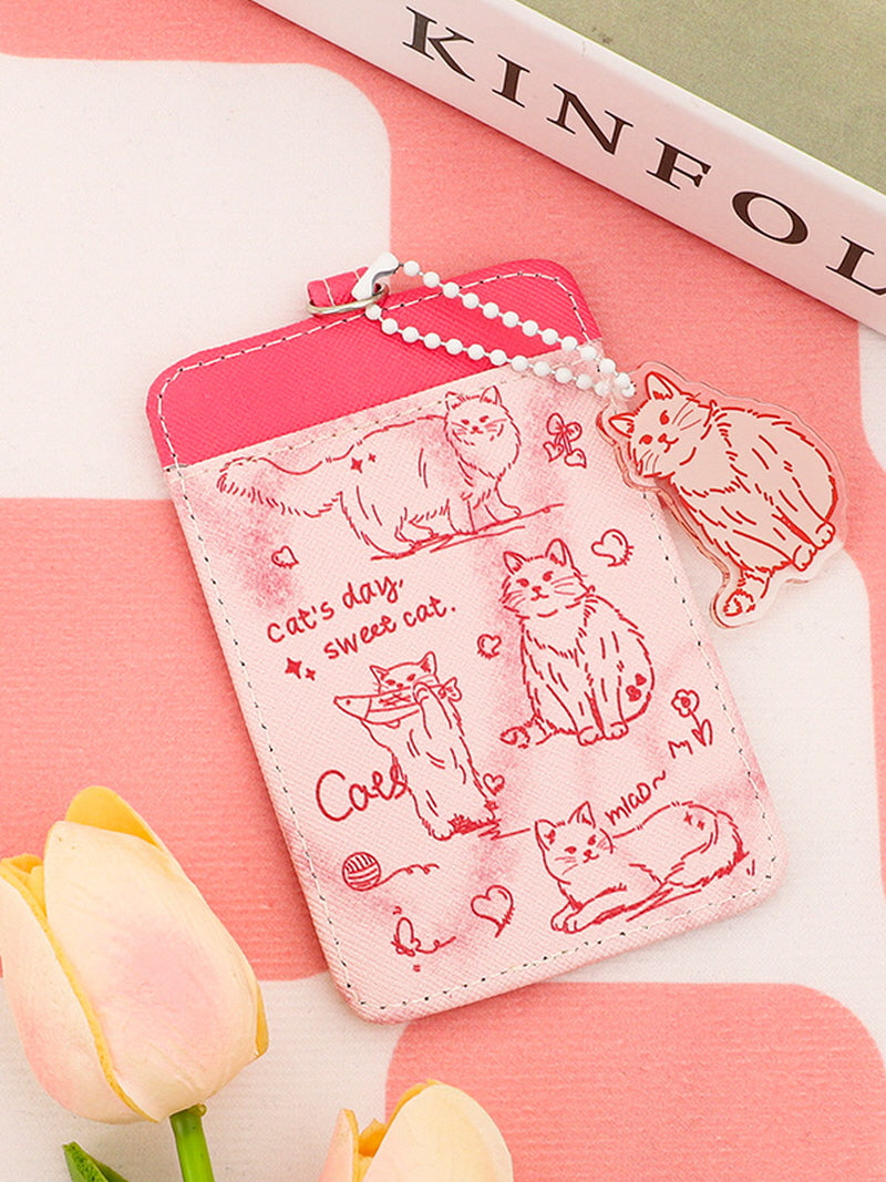 Cute Pink Card Holder