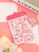 Cute Pink Card Holder