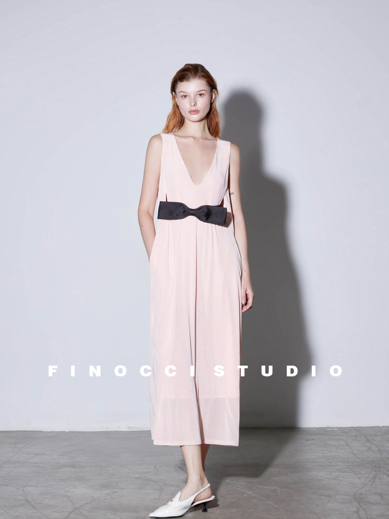 Pleated Maxi Dress