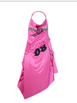 Pink Drape Long Dress