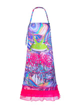 Gradient Apron Skirt