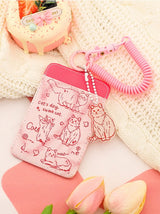 Cute Pink Card Holder