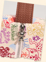 Graffiti Canvas Box Pouch