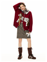 Dalmatian Pony Wide Cardigan