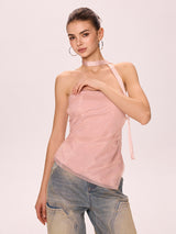Sheer Choker Tube Top