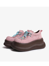 Platform Lace-Up Shoes