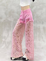 Lace Wide Pants