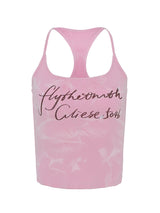 Pink Racerback Crop Tank