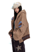 Two-Tone Sailor Collar Blouson