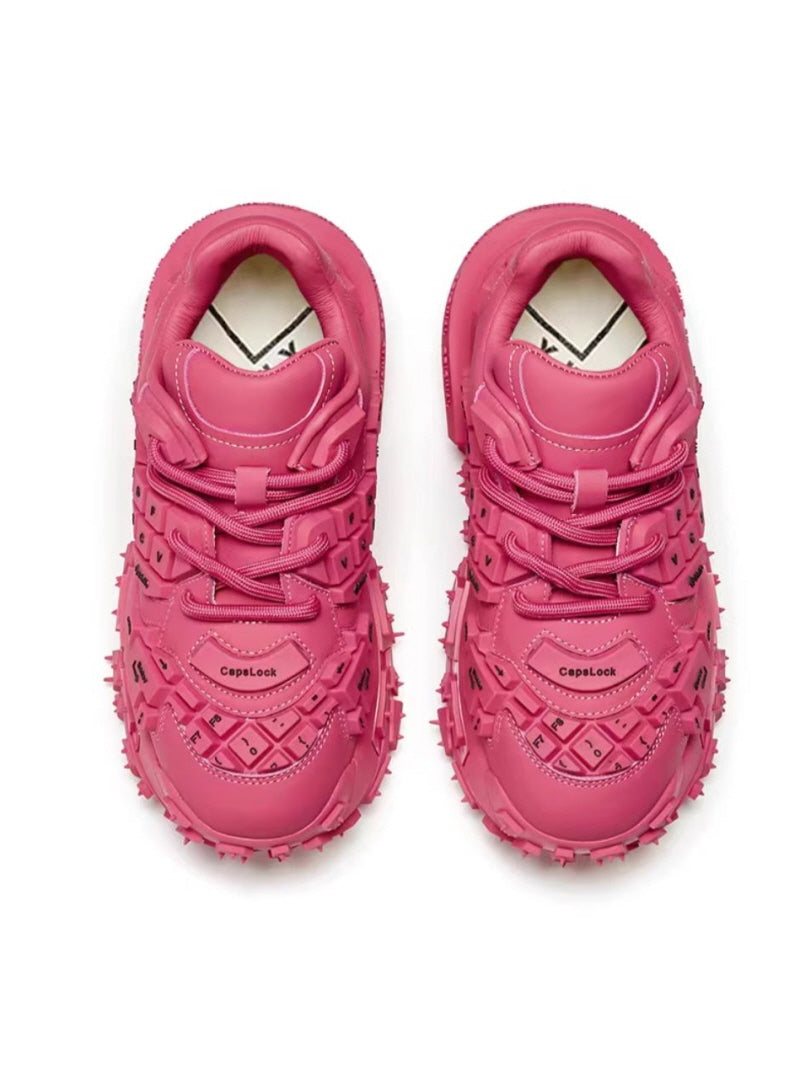 Pink Chunky Sneakers
