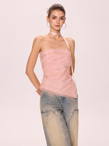 Sheer Choker Tube Top