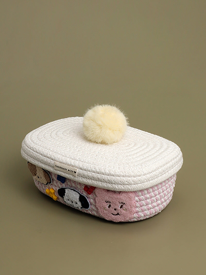 Handmade Puppy Basket