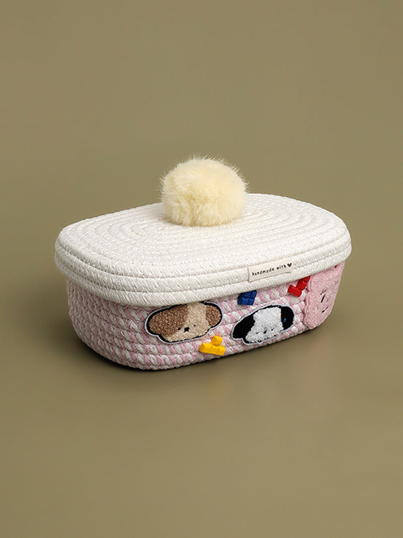 Handmade Puppy Basket