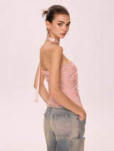Sheer Choker Tube Top