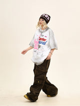 Ink Splash Pink Lettering Tee