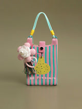 Peary Cute Striped Phone Bag