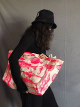 Neon Fish Pattern Tote Bag