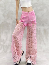 Lace Wide Pants