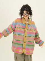Colorful Ethnic Shirt Jacket