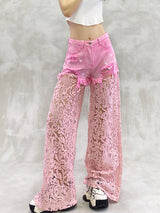 Lace Wide Pants