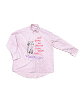 Graphic Stripe Oversized Shirt